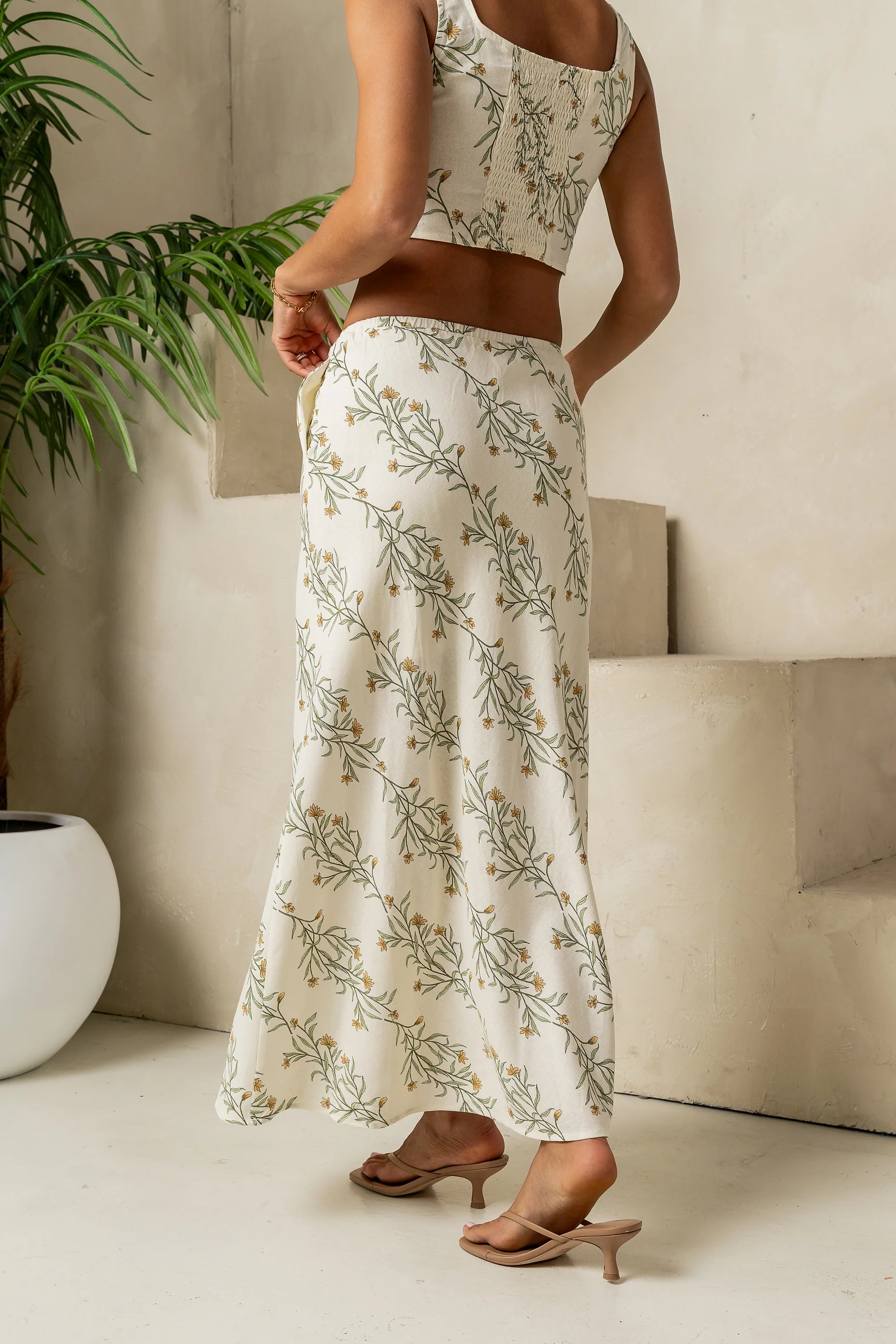 Hallie Floral Maxi Skirt FINAL SALE