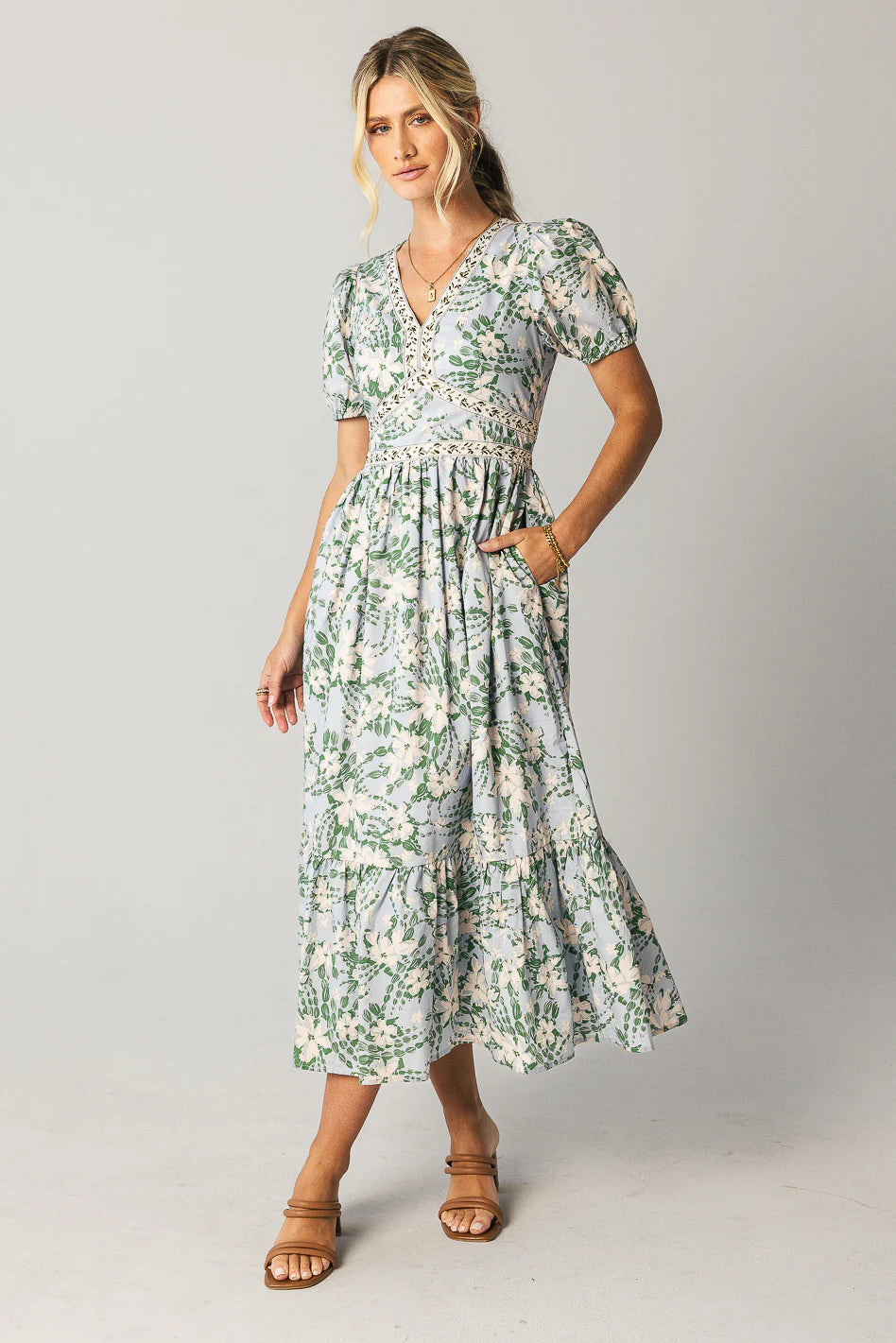 Teo Floral Maxi Dress FINAL SALE