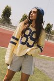 Route Cable Knit Sweater in Yellow FINAL SALE