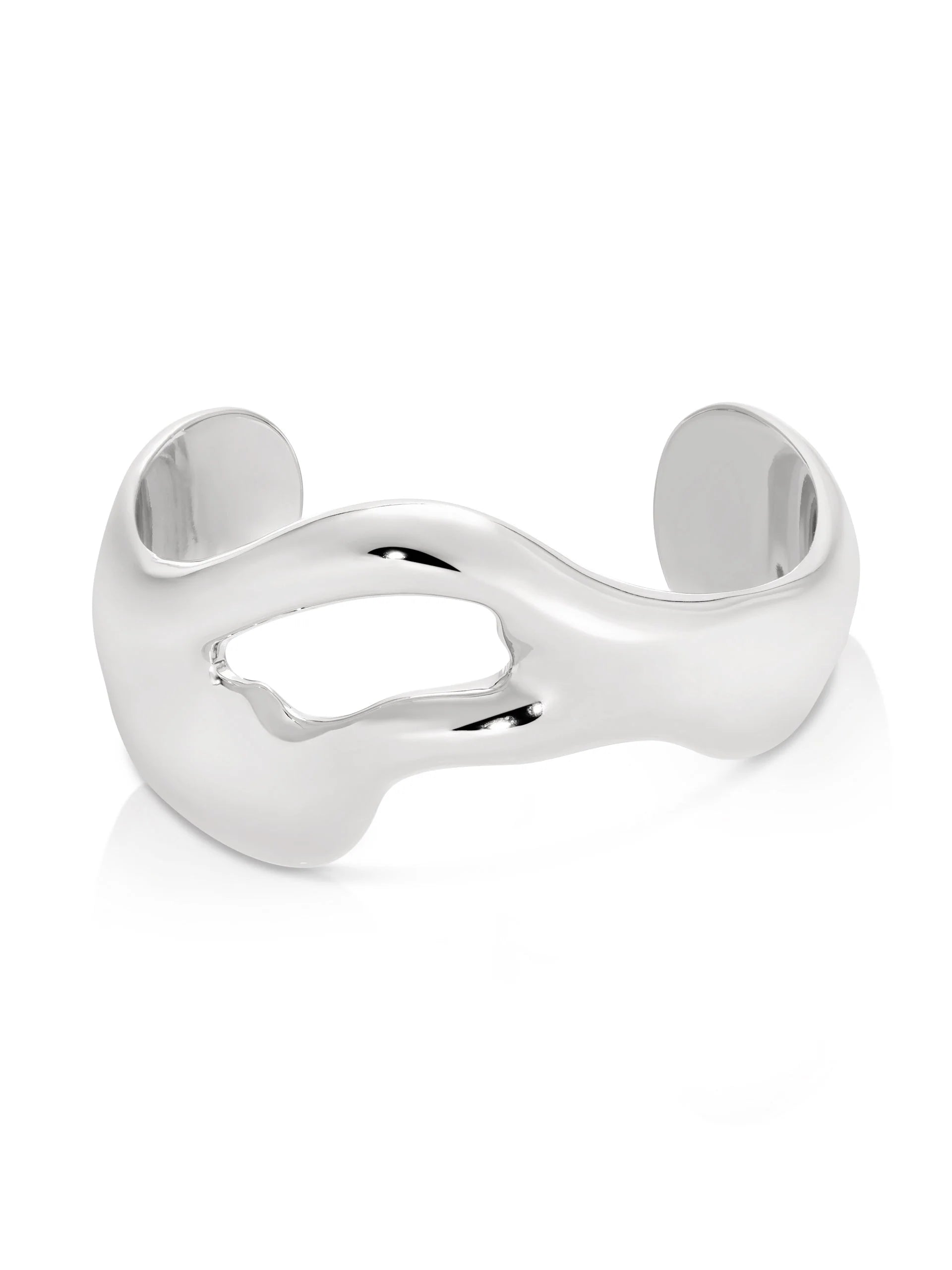 Open Abstract Cuff Bracelet