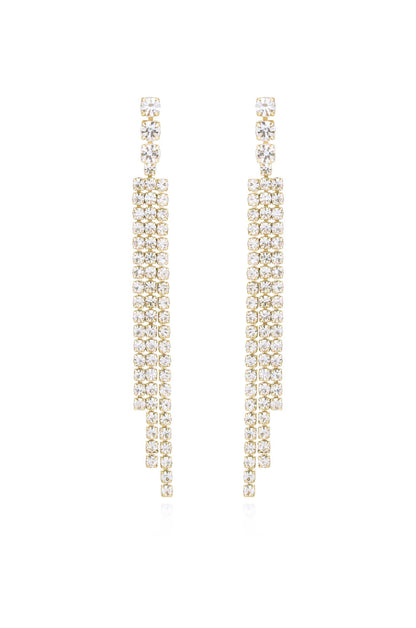 The Moment Crystal Dangle Earrings