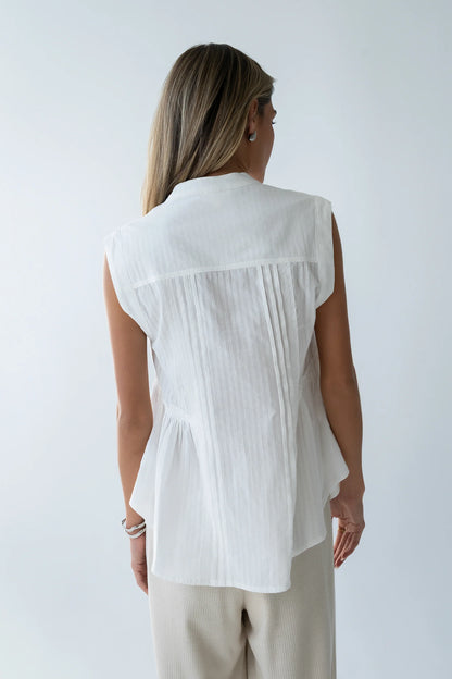 Halle Pleated Top