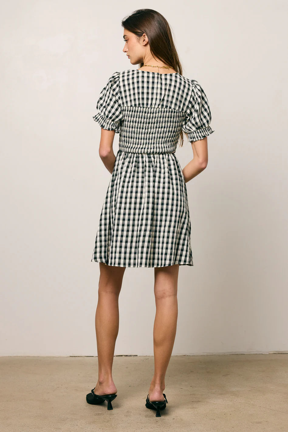 Shailee Smocked Mini Dress FINAL SALE