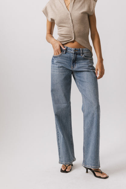 Marshall Straight Leg Jeans in Medium Wash FINAL SALE