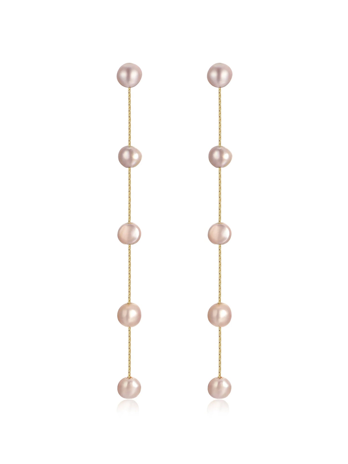 Dripping Pearl Delicate Drop Earrings