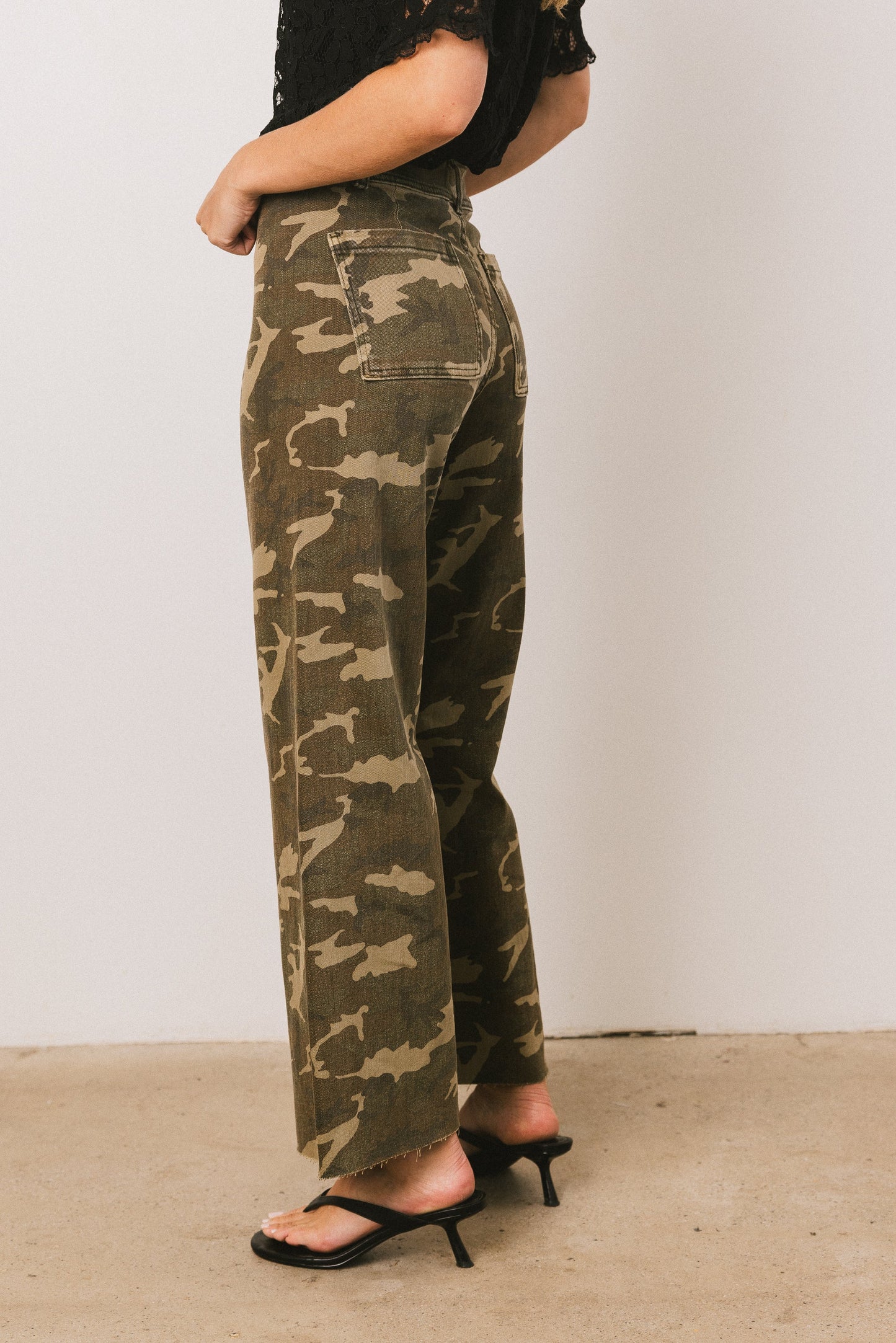 Atlas Camo Wide Leg Jeans FINAL SALE