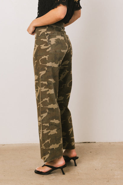 Atlas Camo Wide Leg Jeans FINAL SALE