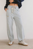 Robyn Striped Pants in Denim FINAL SALE