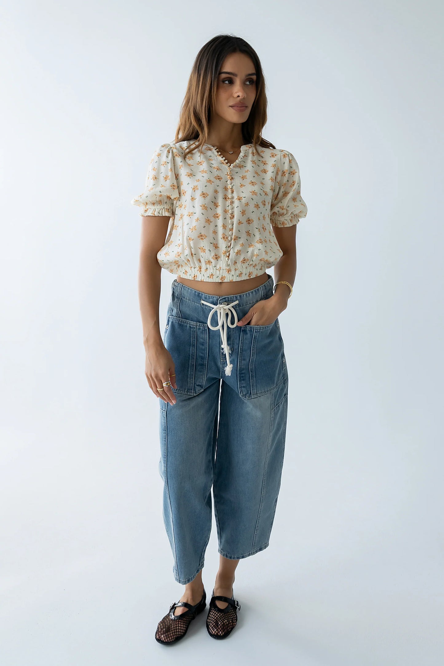 Hannah Barrel Jeans