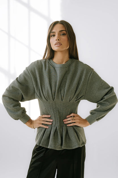 York Pleated Sweater FINAL SALE