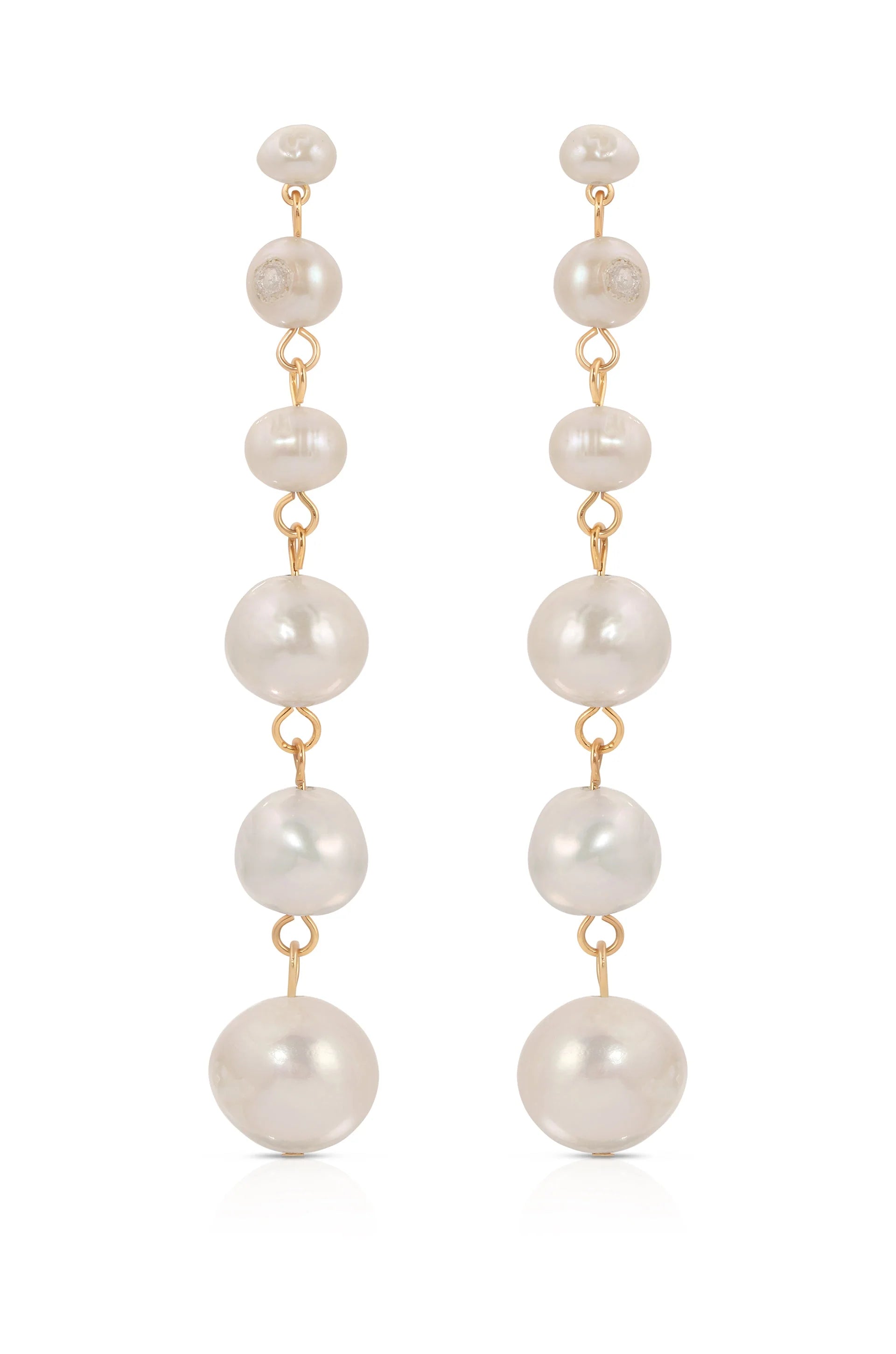 Graduating Freshwater Pearl Earrings