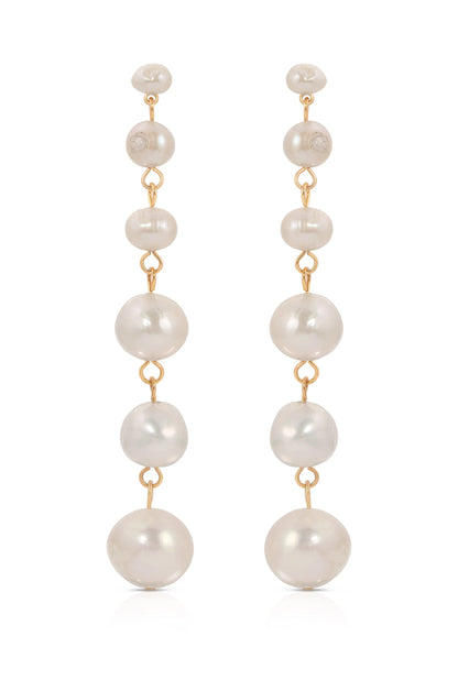 Graduating Freshwater Pearl Earrings