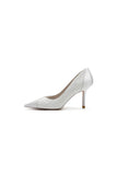Stiletto Pointy Heels Lace Wedding Shoes