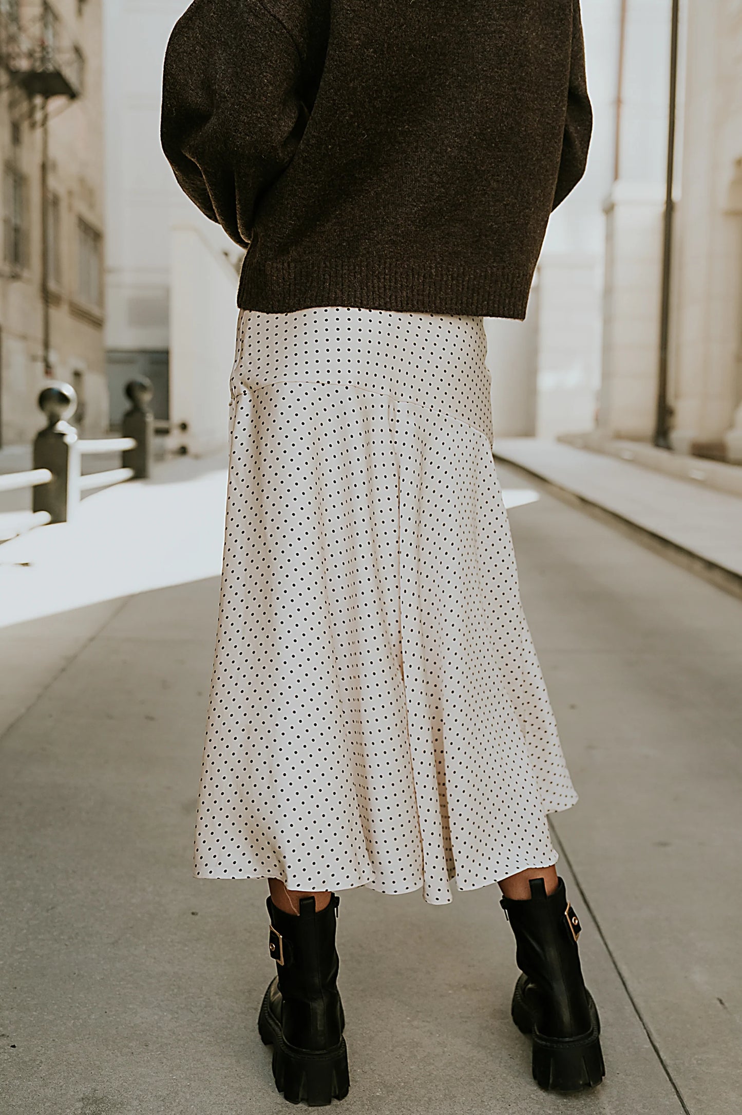Everly Satin Midi Skirt FINAL SALE