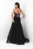 Dani Gown Black Lace Tulle A line Dress
