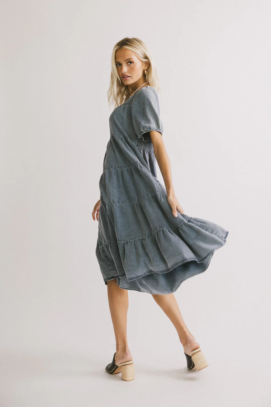 Maribel Denim Midi Dress FINAL SALE