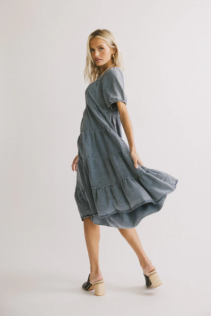Maribel Denim Midi Dress FINAL SALE