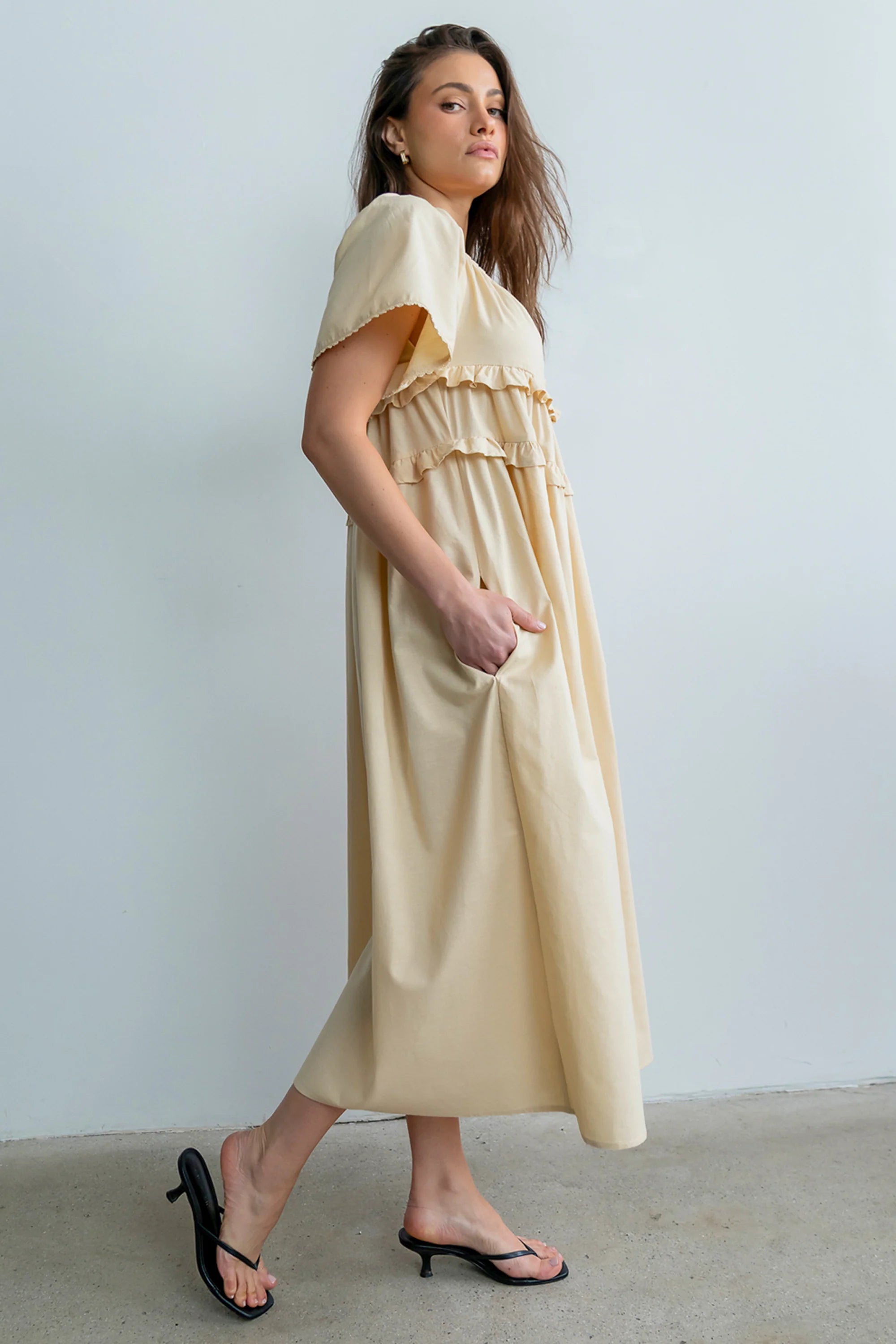 Kennedy Ruffle Maxi Dress
