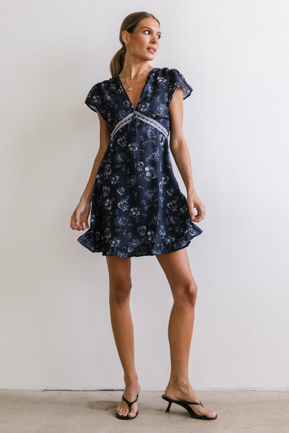 Valerie Floral Mini Dress FINAL SALE