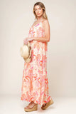 SECRET GARDEN MAXI DRESS PINK