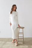 Sofia Open Back Satin Maxi Dress
