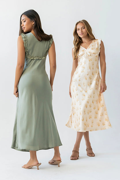 Tracey Maxi Dress in Yellow