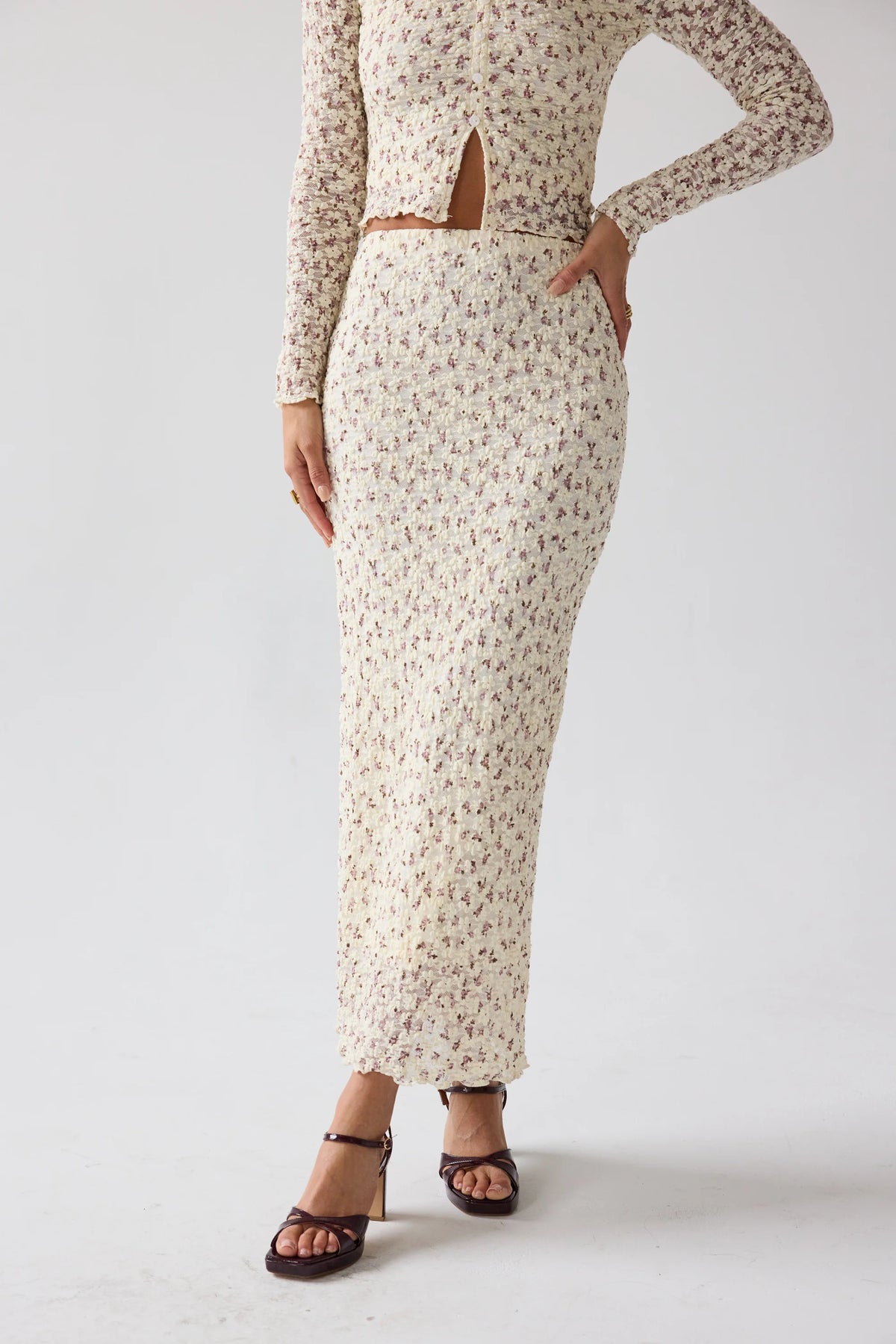 Reggie Floral Maxi Skirt