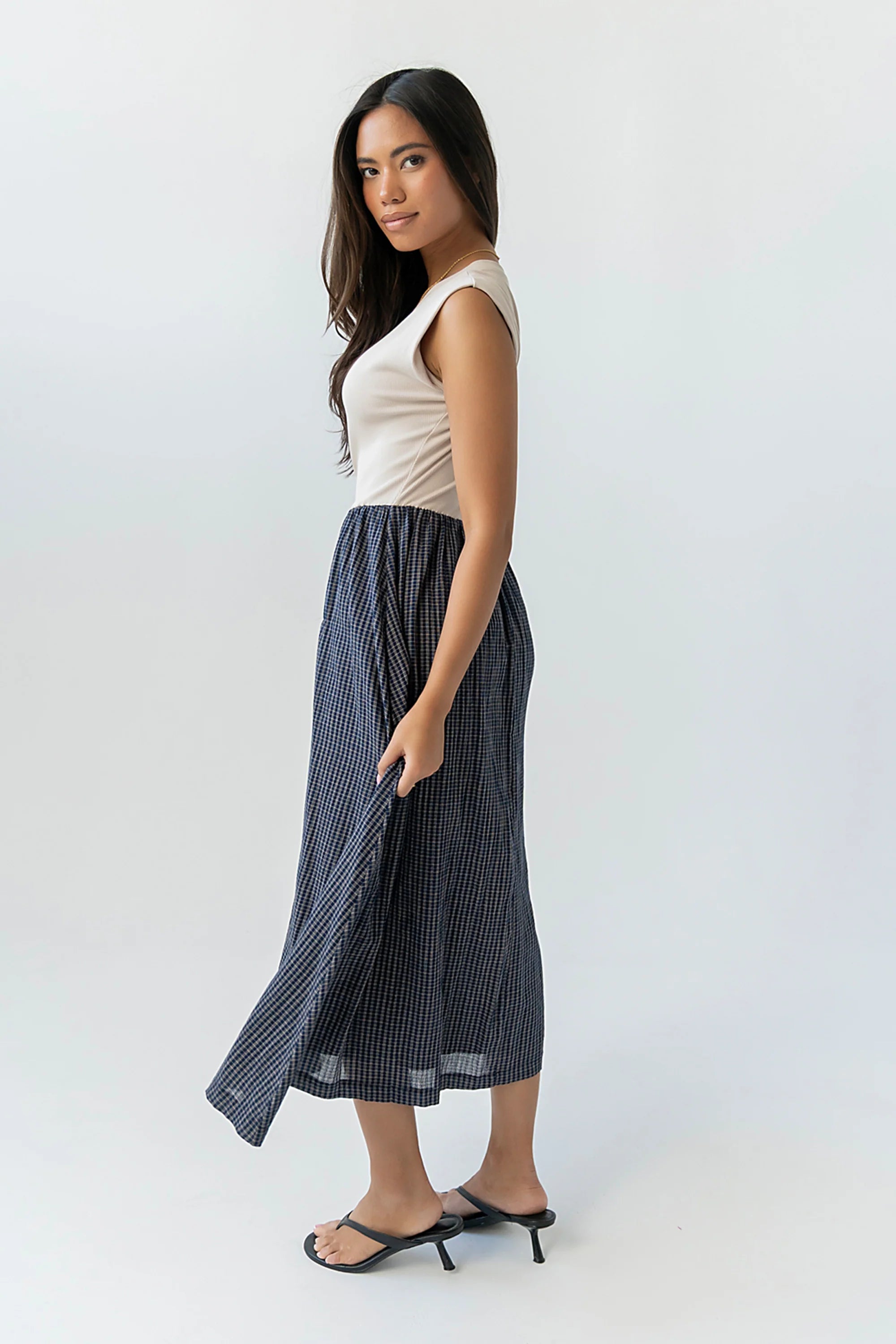Tilly Mixed Media Dress
