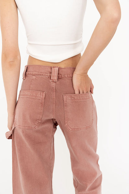 Scottie Barrel Jeans in Mauve FINAL SALE