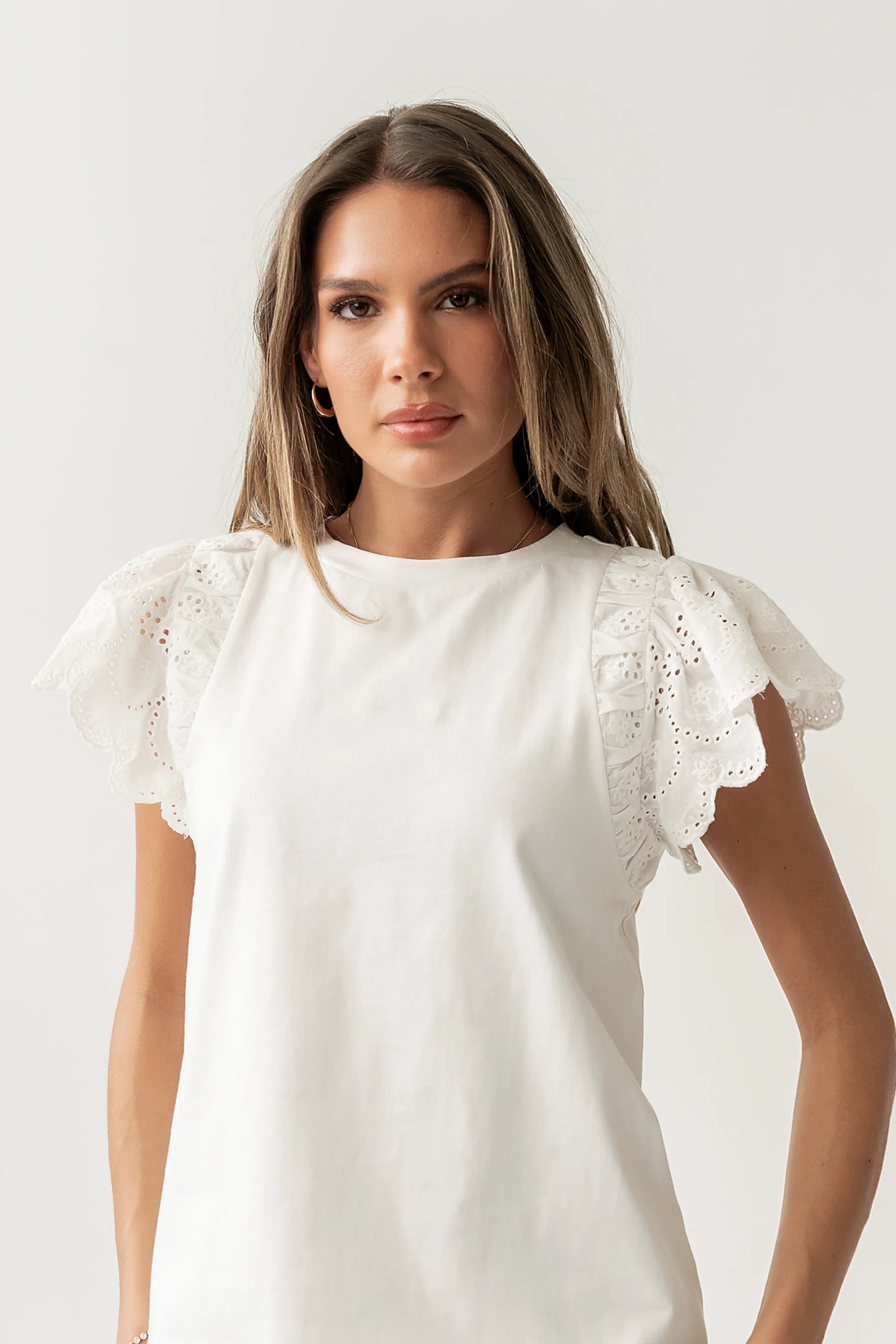 Tyson Embroidered Top