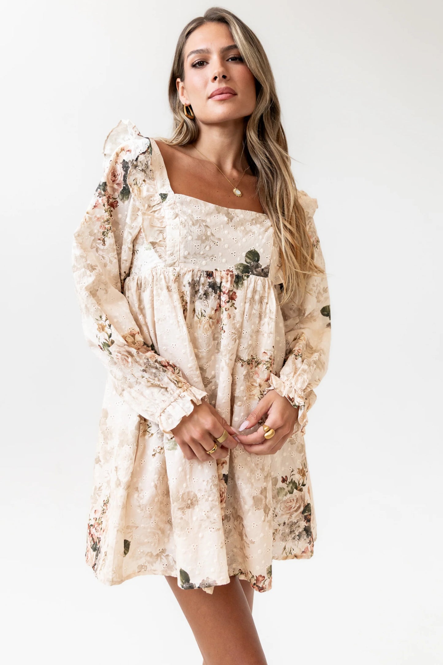 Kathy Floral Mini Dress FINAL SALE