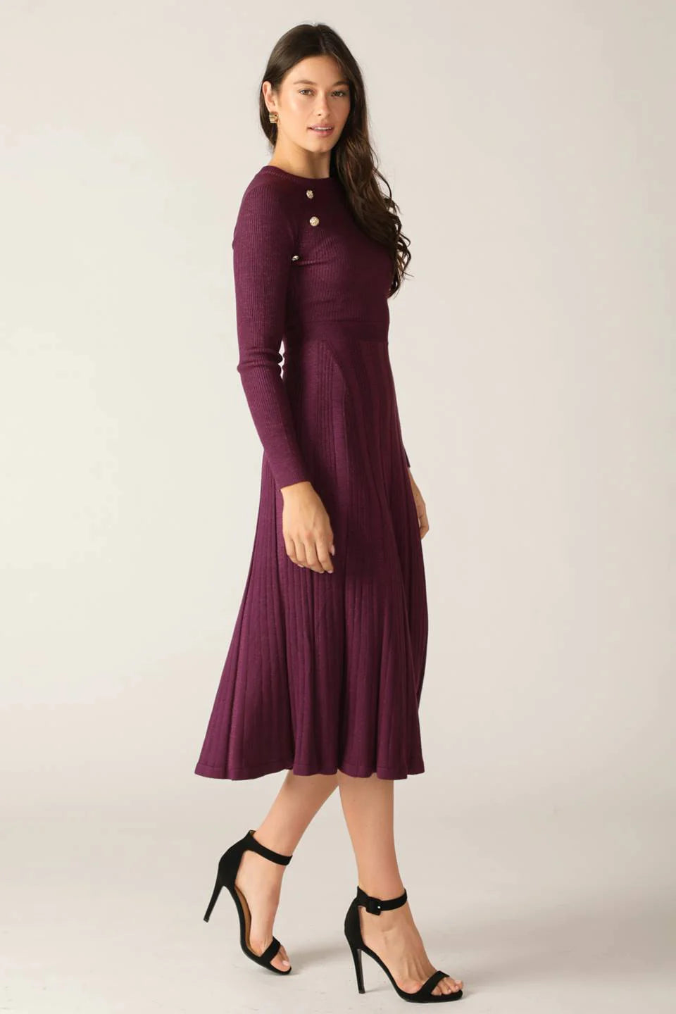HIGH STANDARDS SWEATER MIDI DRESS FINAL SALE