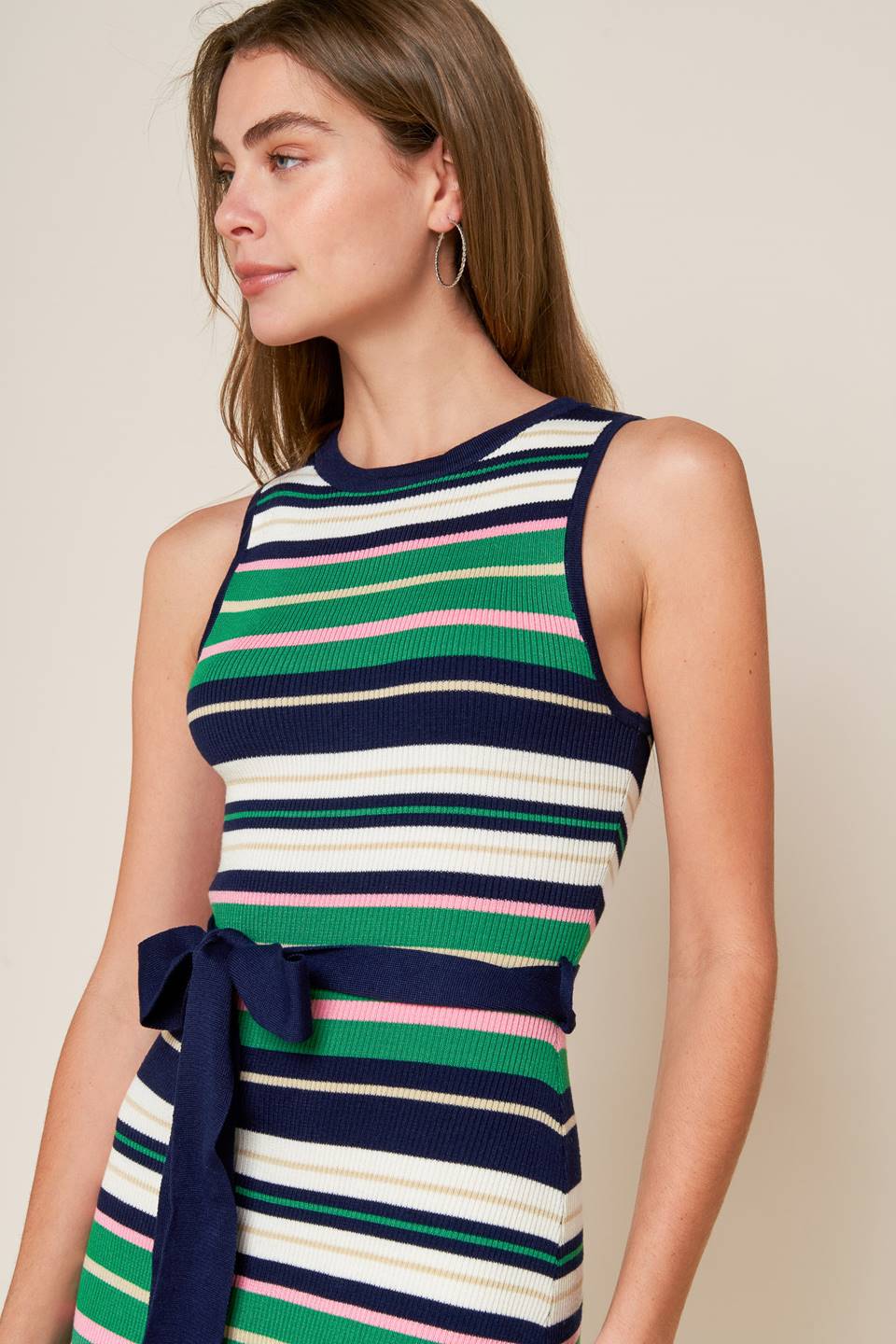 LETS GO ABROAD SWEATER DRESS