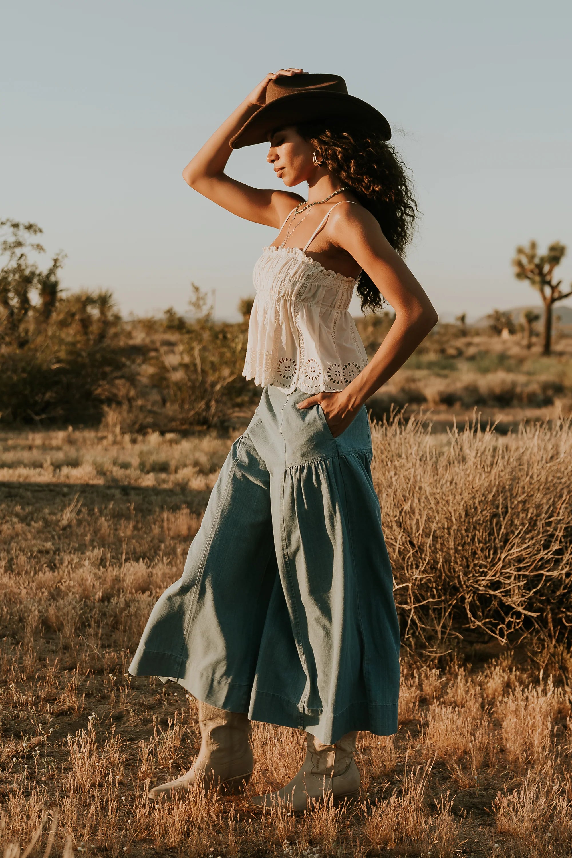 Karrie Embroidered Tank Top