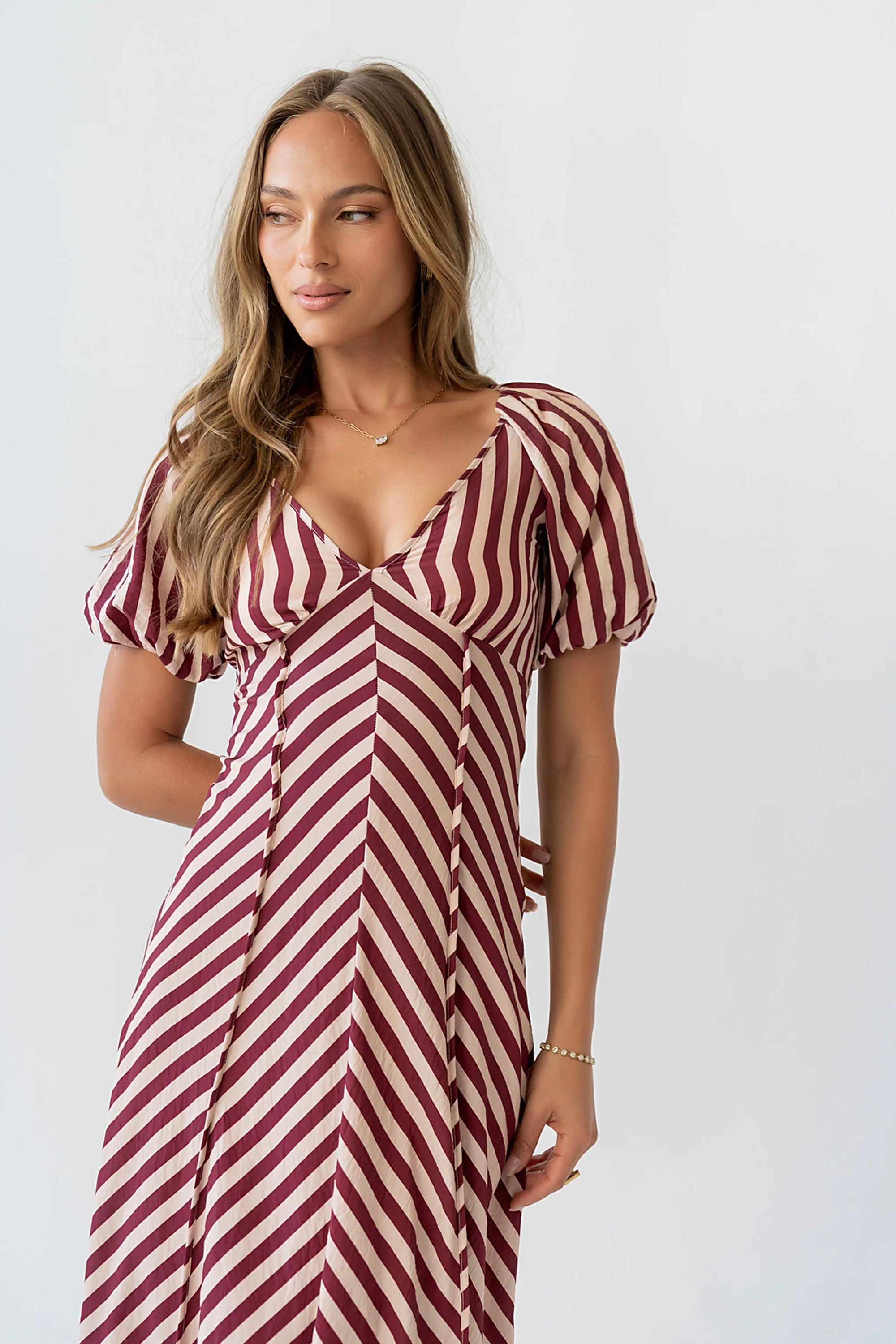 Lindsay Striped Maxi Dress