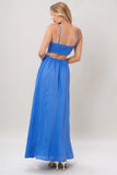 AZURE TEMPTATION BLUE MAXI DRESS