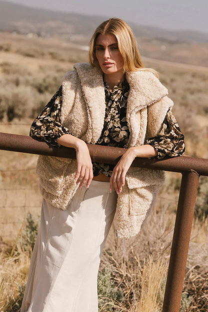 Melodie Sherpa Fleece Vest FINAL SALE