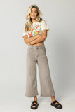 Oliver Extra Wide Leg Jeans in Gray FINAL SALE