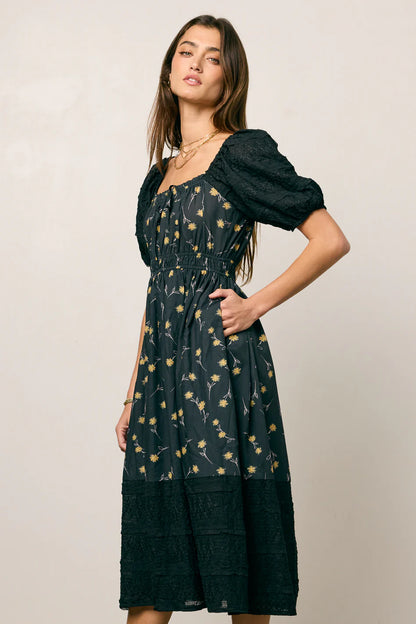 Rebekah Floral Midi Dress FINAL SALE