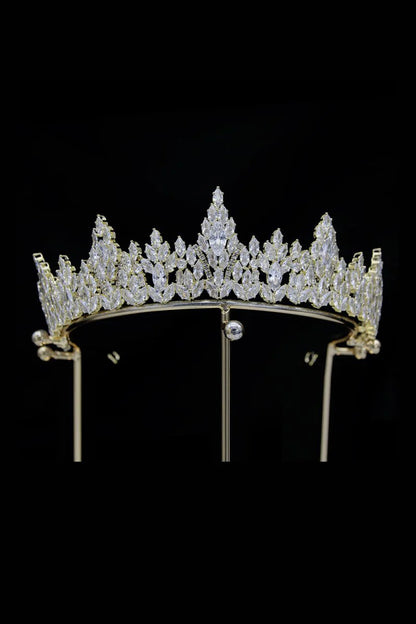 Silver Zirconia Bridal Tiara