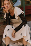 Cece Smocked Embroidered Dress FINAL SALE