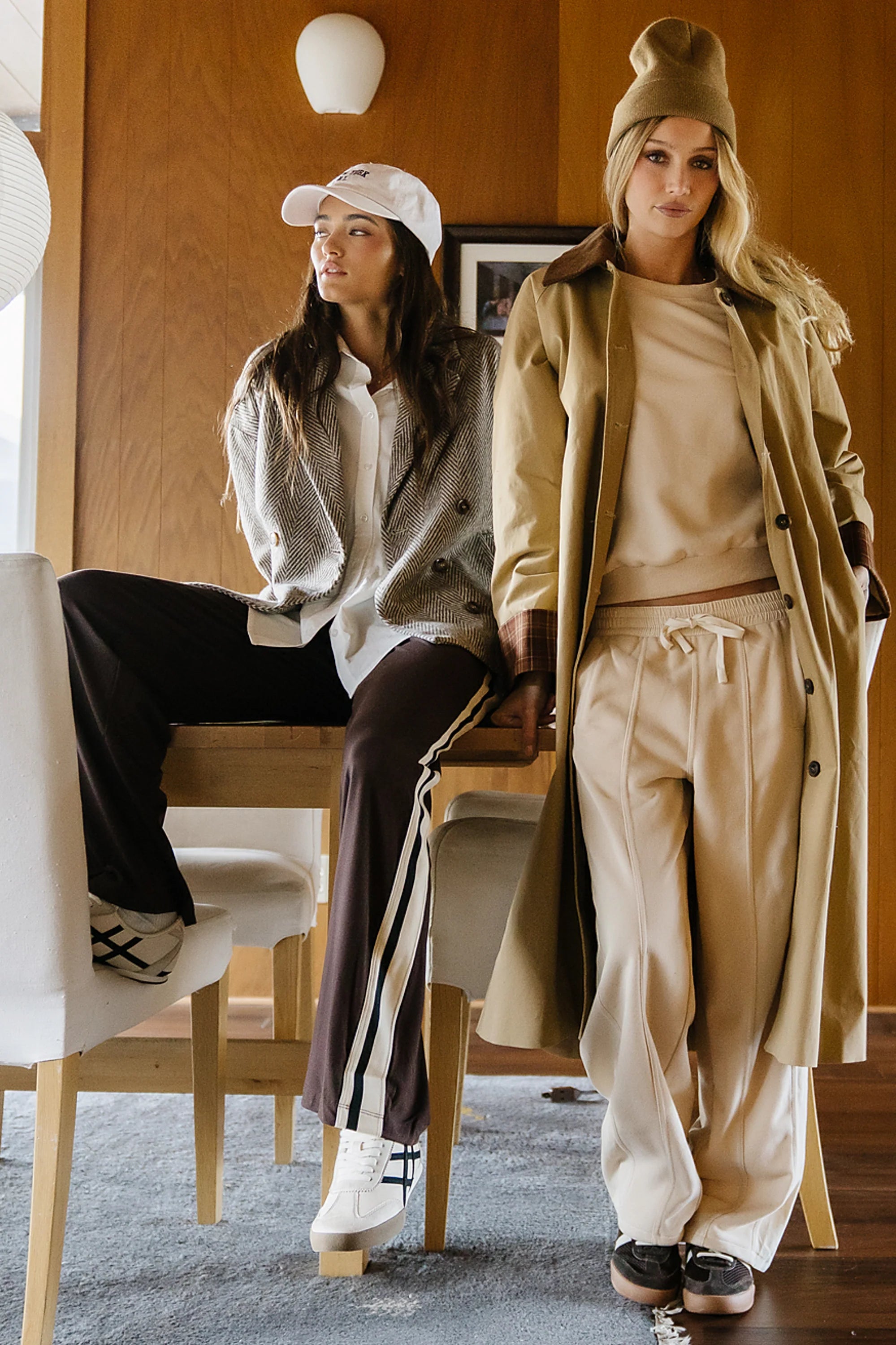 Tulie Contrast Trench Coat