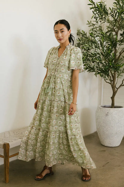 Milan Floral Maxi Dress FINAL SALE