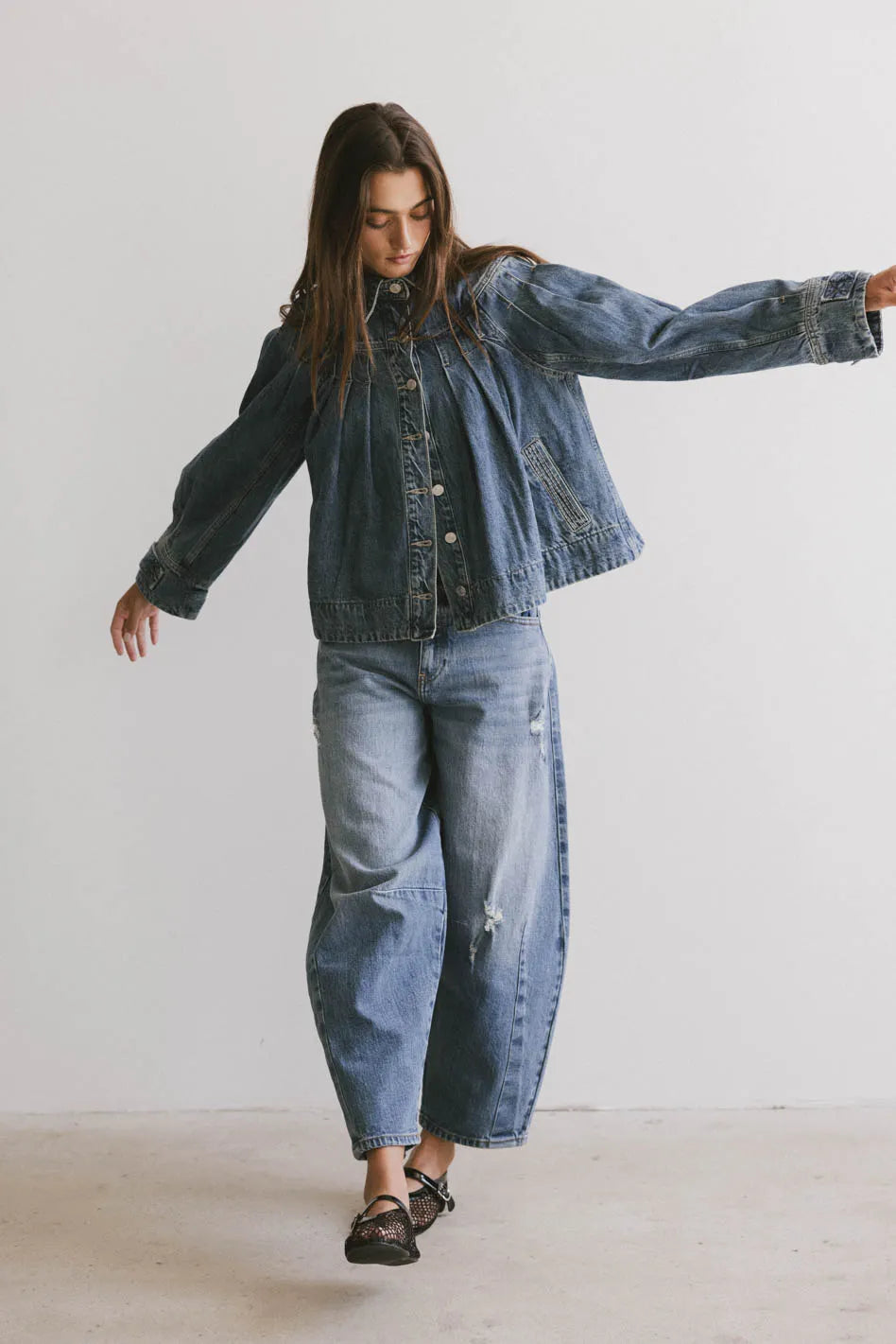 Lennon Denim Jacket Medium Wash