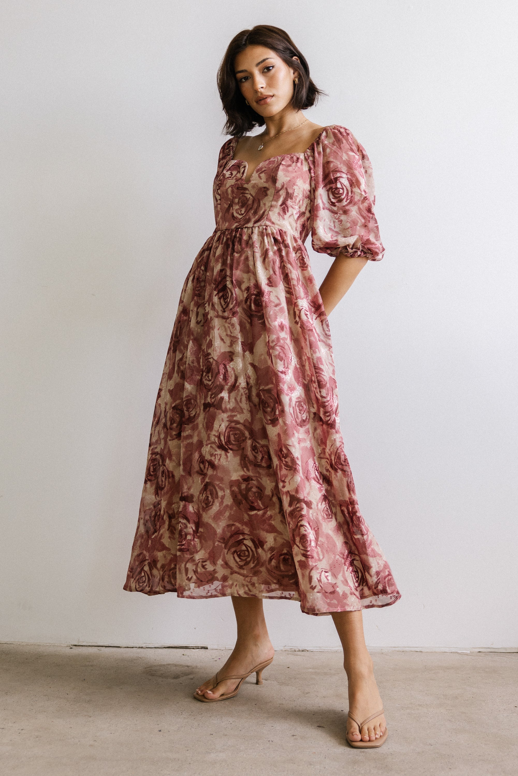 Kimmie Floral Midi Dress FINAL SALE