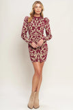 BASK IN LOVE SWEATER MINI DRESS