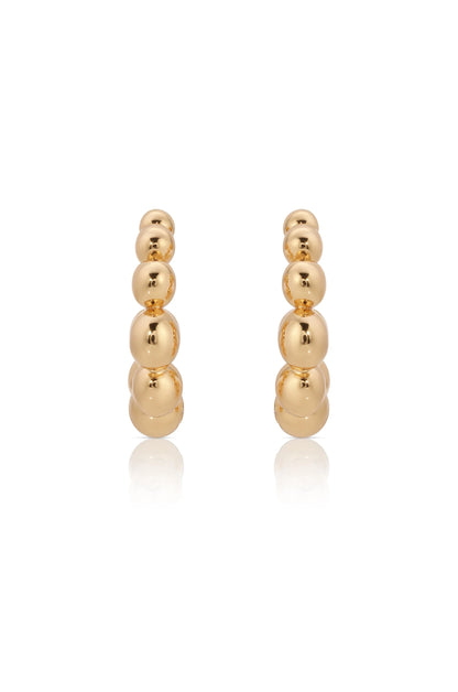 Bubble Huggie Hoop Earrings