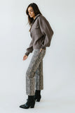 Markus Knit Bomber Jacket in Mocha FINAL SALE