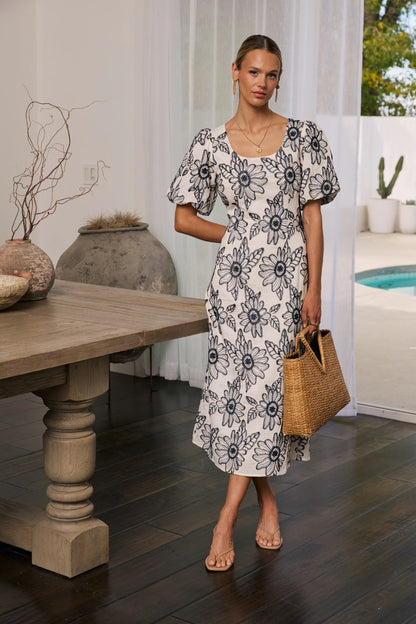Brielle Embroidered Maxi Dress