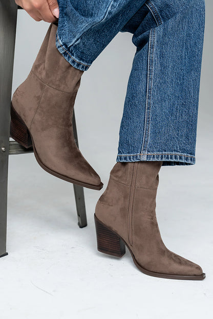 Venice Boots in Taupe